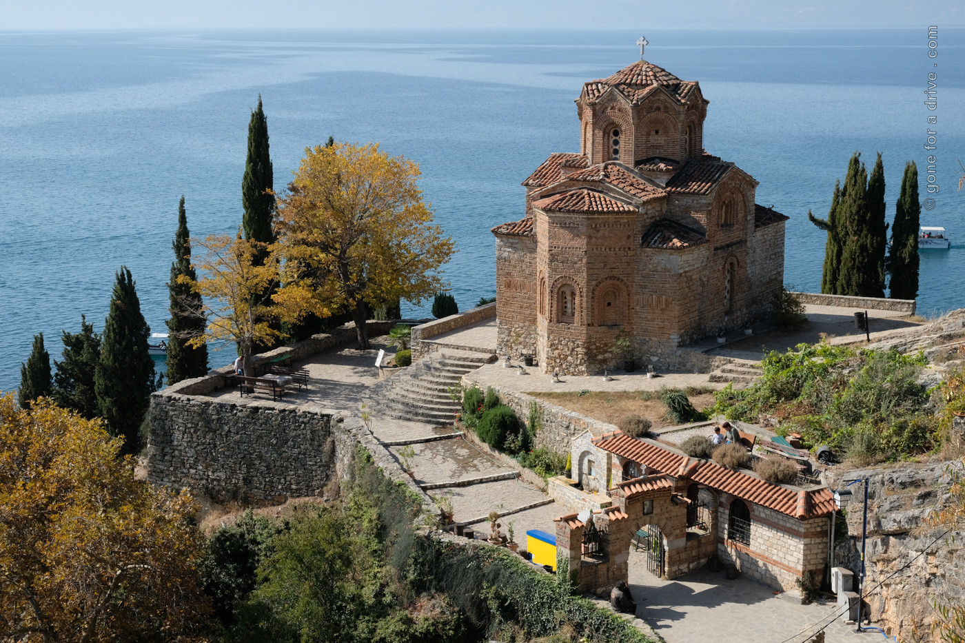 Kirche des heiligen Johann von Kaneo in Ohrid, Mazedonien,