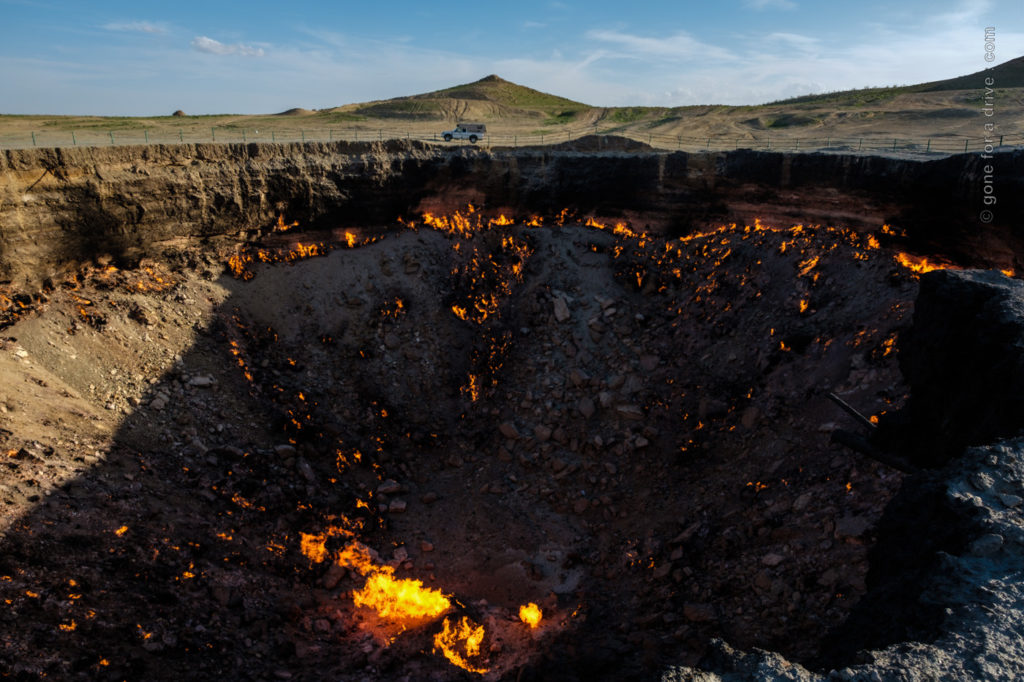 Tor zur Hölle, Krater von Derweze, Darvaza Gaskrater, Turkmenistan