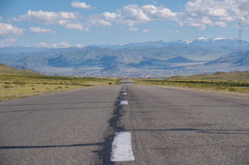 Straße nach Ölgii, Mongolei