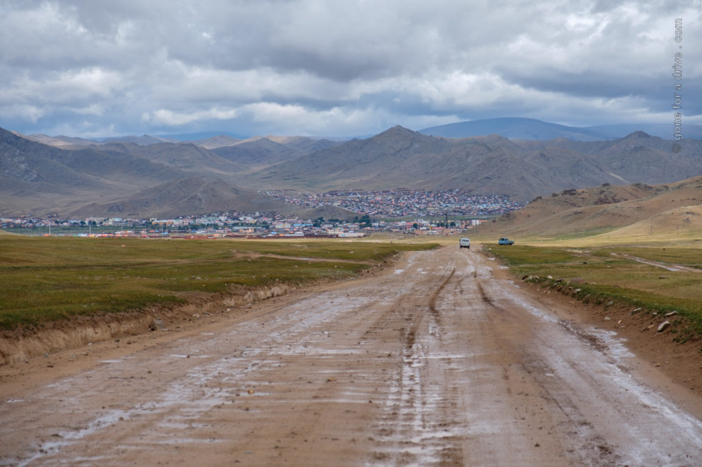 Straße nach Uliastay, Mongolei